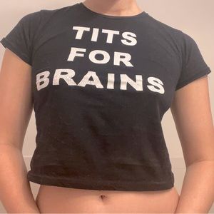 OGBFF Tits for Brains Baby Tee